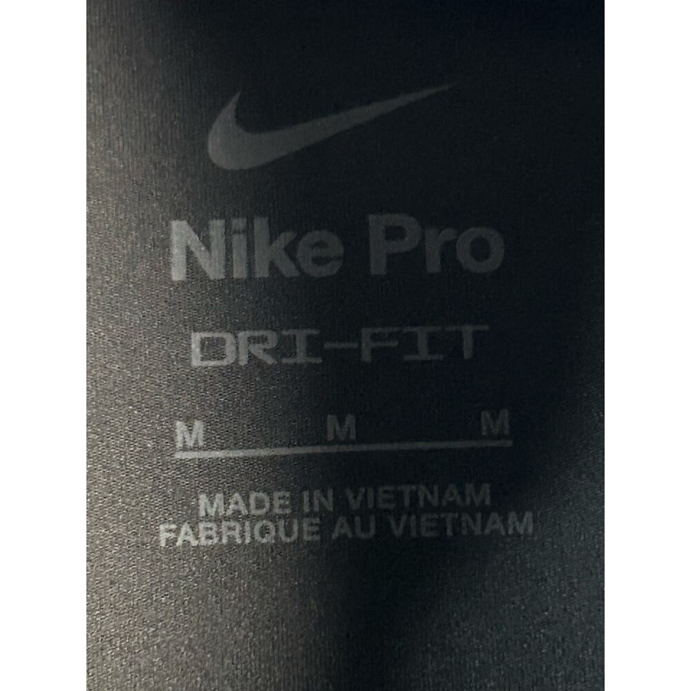 Nike Pro Dri-FIT Mock Neck Compression Training Shirt Black Women's Medium - Picture 3 of 7